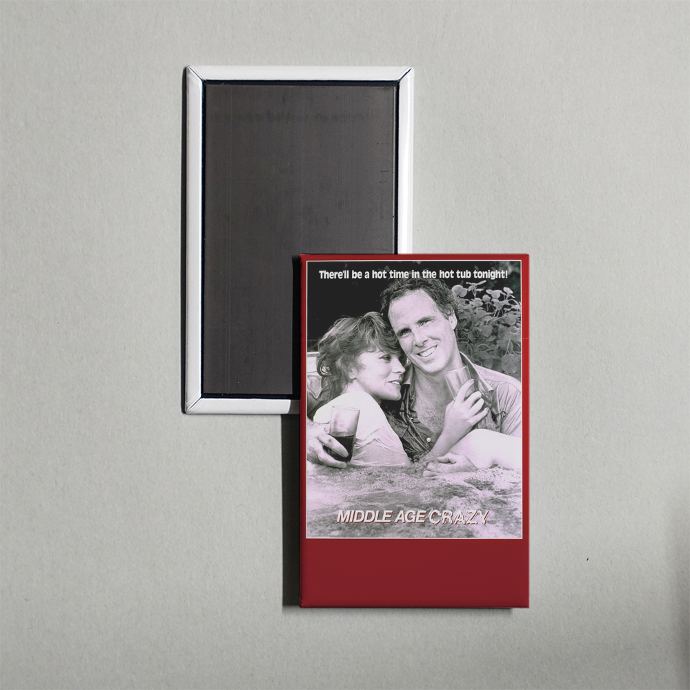 Middle Age Crazy Mini Movie Fridge Magnet