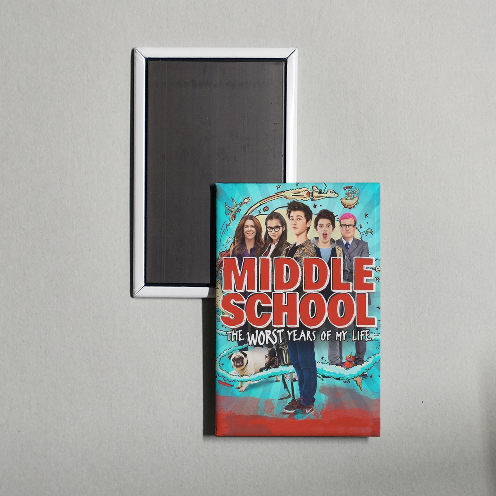 Middle School The Worst Years of My Life Mini Movie Fridge Magnet