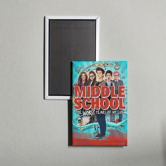 Middle School The Worst Years of My Life Mini Movie Fridge Magnet