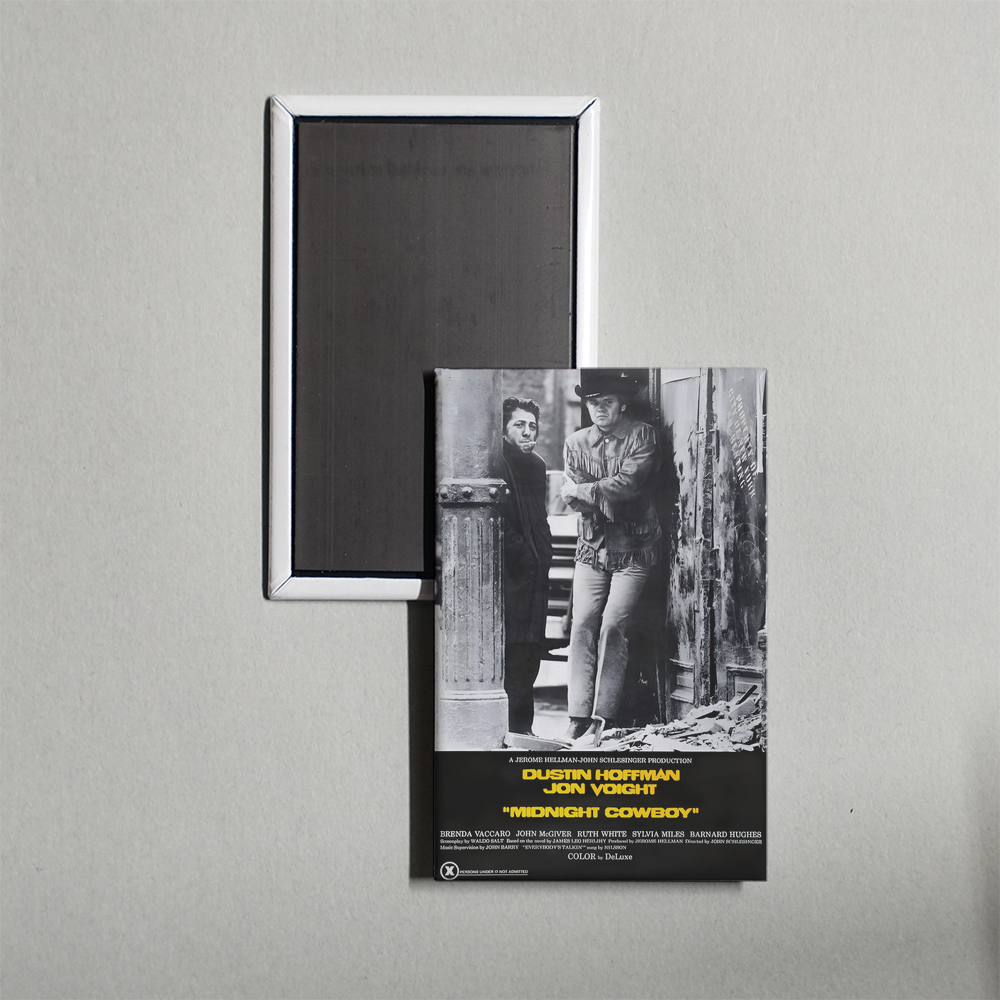 Midnight Cowboy B Mini Movie Fridge Magnet