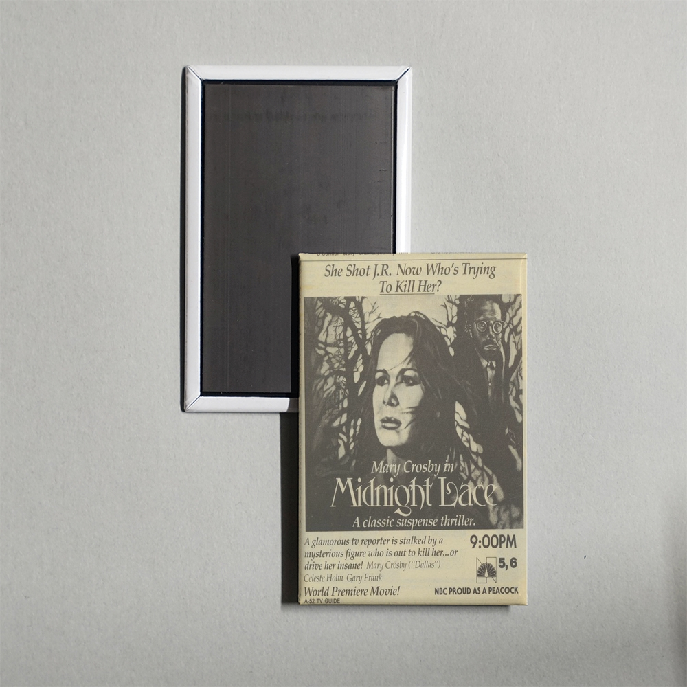 Midnight Lace Mini Movie Fridge Magnet
