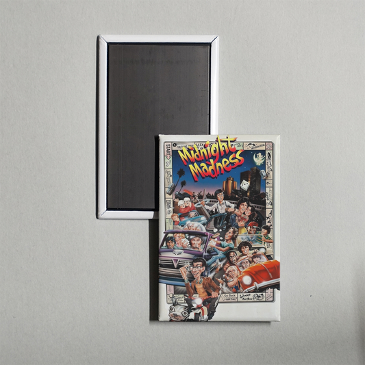 Midnight Madness Mini Movie Fridge Magnet