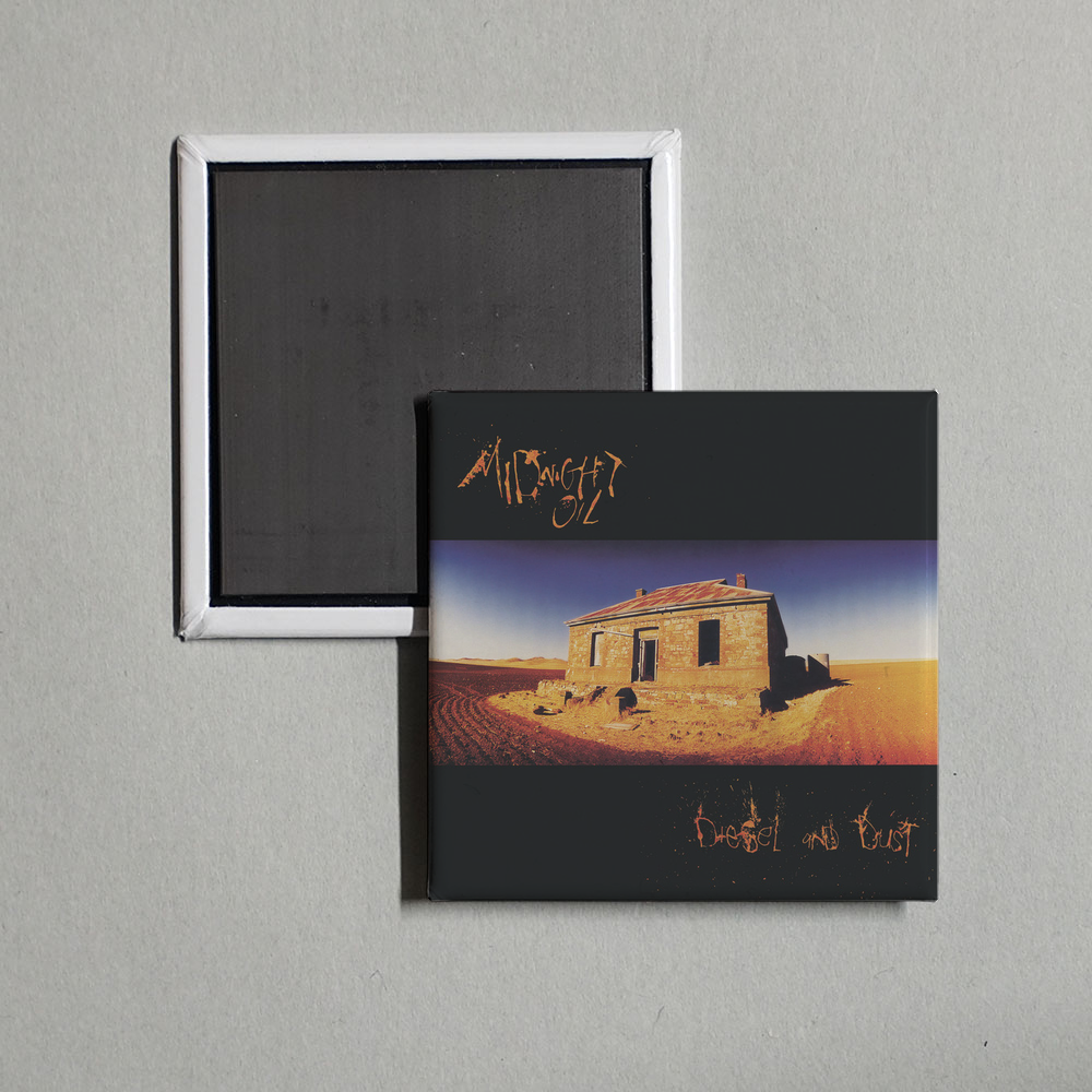Midnight Oil - Diesel And Dust Album Cover Fridge Magnet