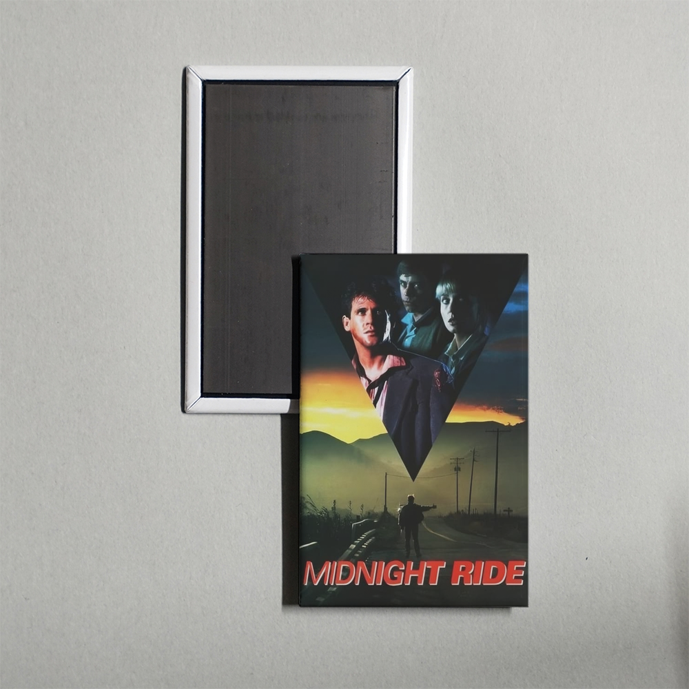Midnight Ride Mini Movie Fridge Magnet