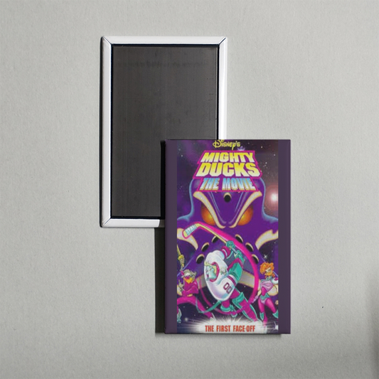 Mighty Ducks the Movie The First Face-Off Mini Movie Fridge Magnet