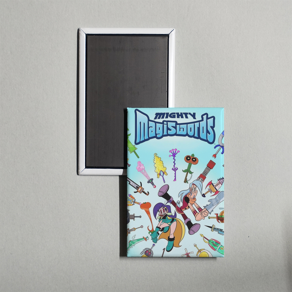 Mighty Magiswords TV Show Fridge Magnet