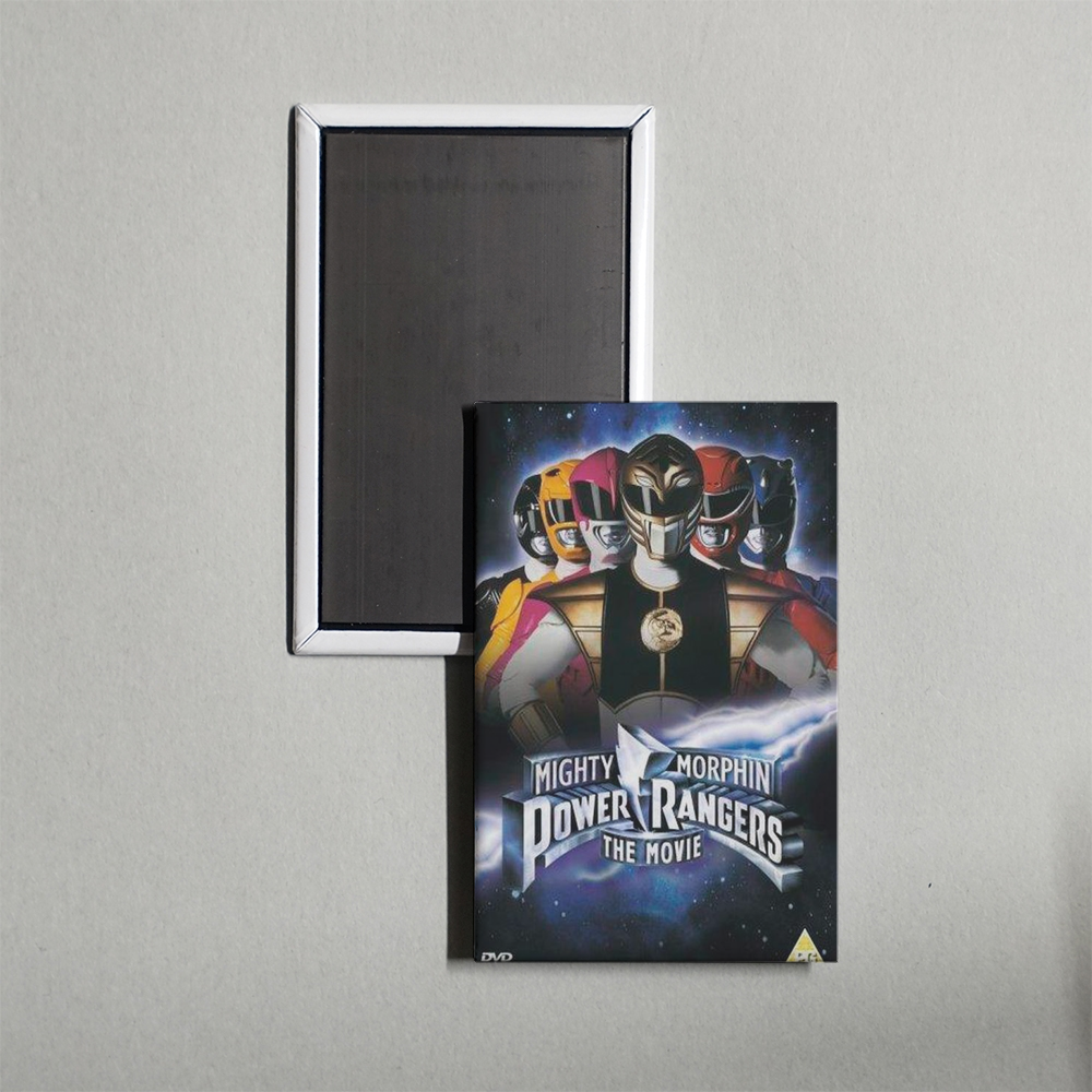 Mighty Morphin Power Rangers The Movie - Secrets Revealed Mini Movie Fridge Magnet