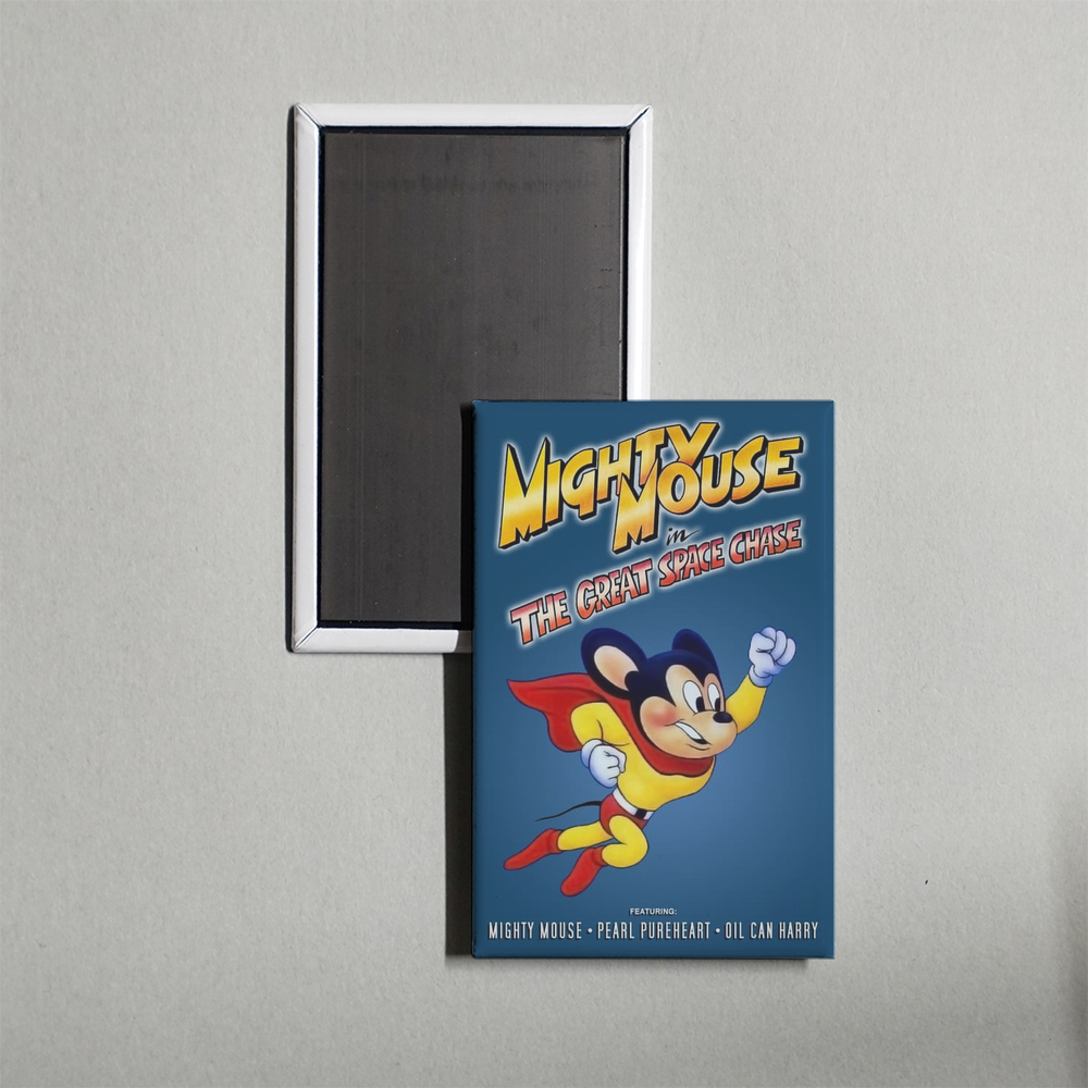 Mighty Mouse in the Great Space Chase Mini Movie Fridge Magnet