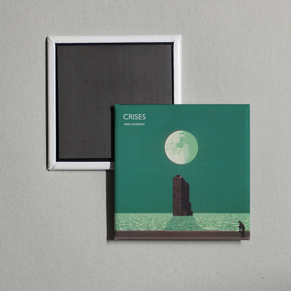 Mike Oldfield - Crises (Deluxe Edition) Album Cover Fridge Magnet