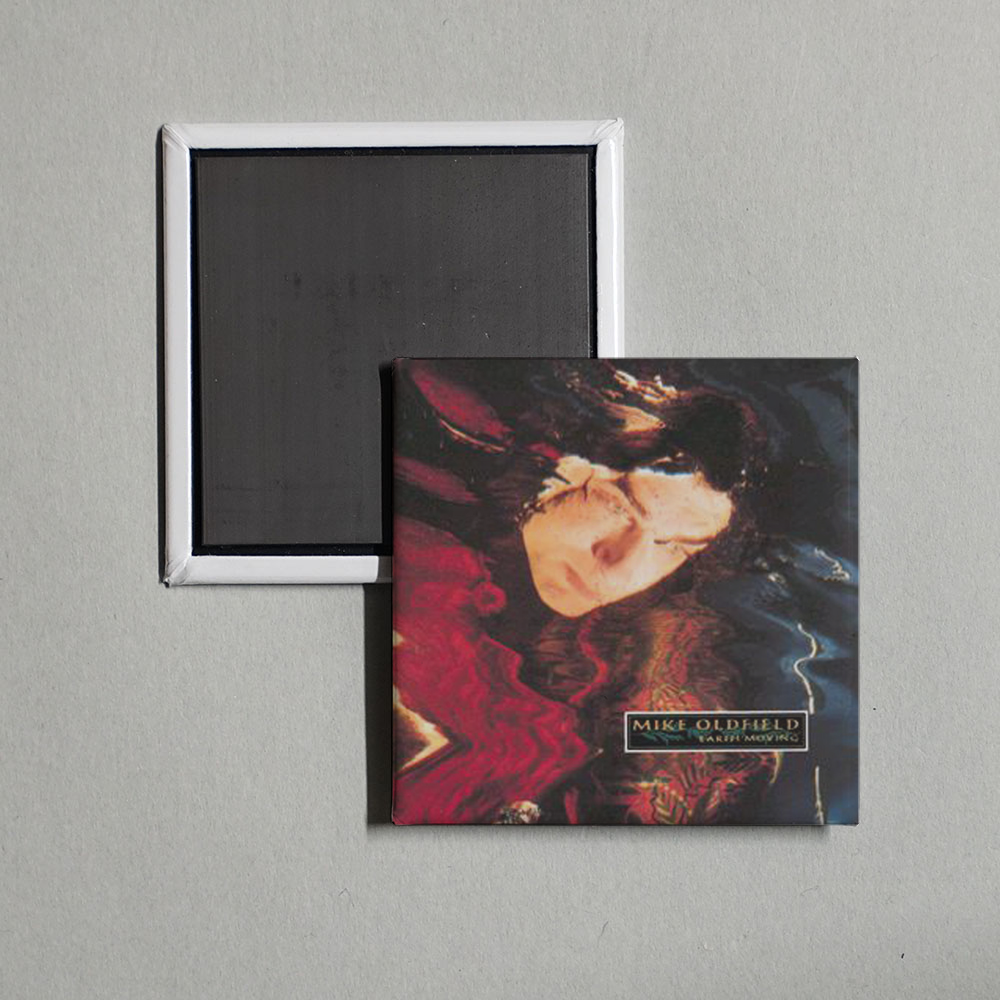 Mike Oldfield - Earth Moving Album Cover Fridge Magnet