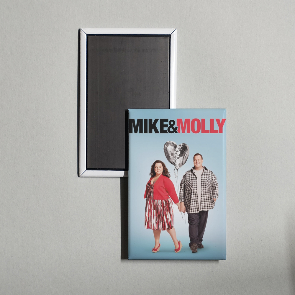 Mike & Molly TV Show Fridge Magnet