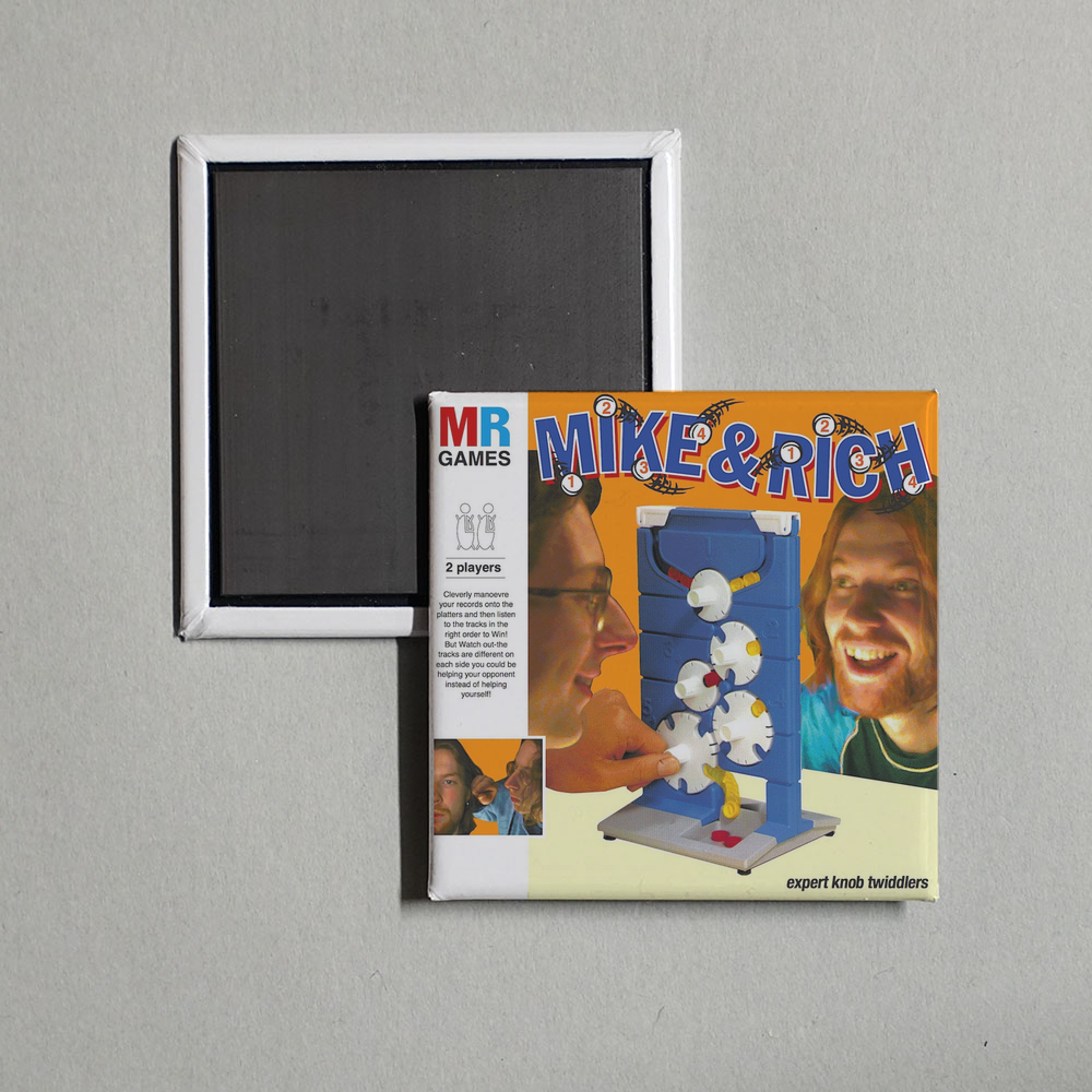 Mike & Rich - Expert Knob Twiddlers Album Cover Fridge Magnet