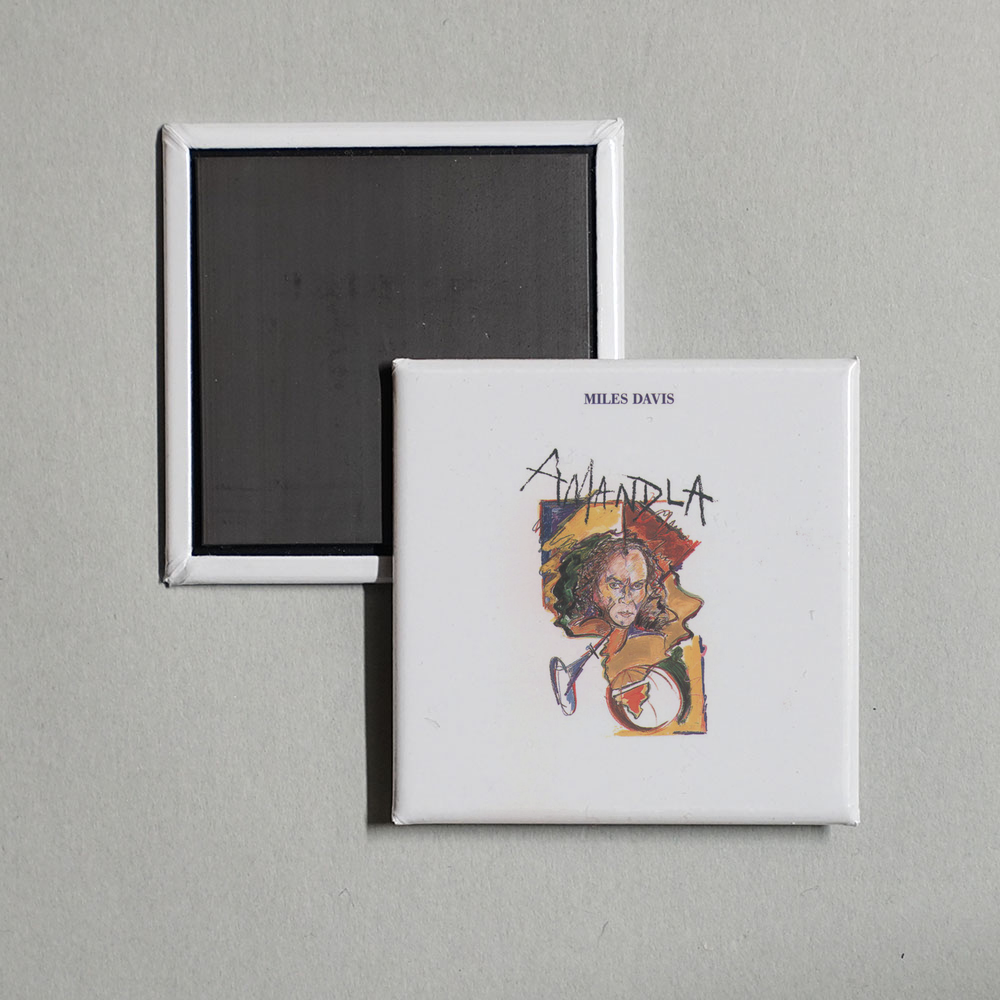 Miles Davis - Amandla Album Cover Fridge Magnet