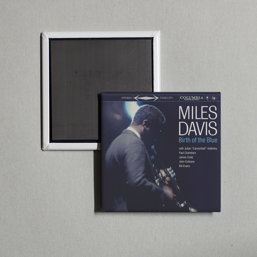 Miles Davis - Birth of the Blue Album Cover Fridge Magnet