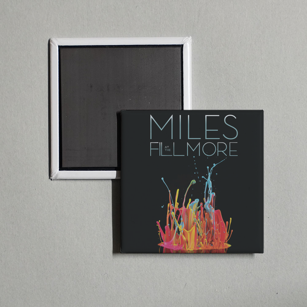 Miles Davis - Miles at The Fillmore Miles Davis 1970 The Bootleg Series, Vol. 3 Album Cover Fridge Magnet