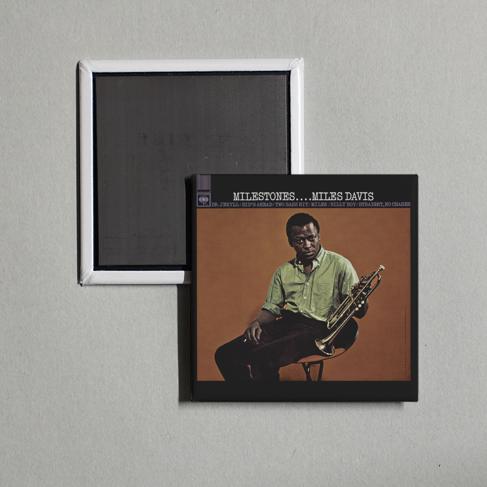 Miles Davis - Milestones Album Cover Fridge Magnet