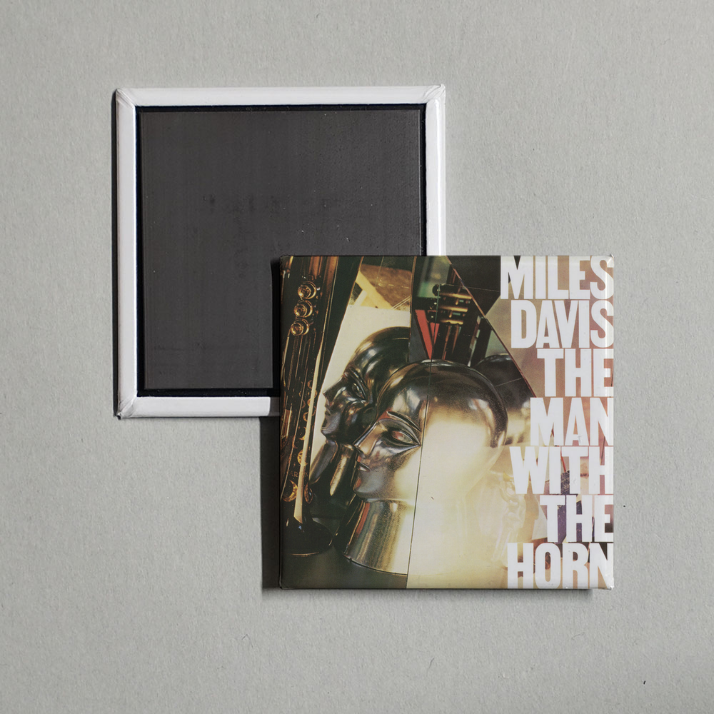 Miles Davis - The Man With The Horn (2022 Remaster) Album Cover Fridge Magnet