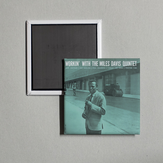 Miles Davis Quintet - Workin' With The Miles Davis Quintet Album Cover Fridge Magnet