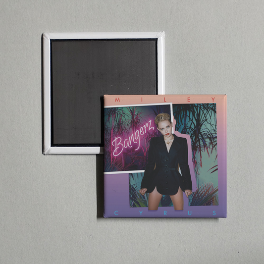 Miley Cyrus - Bangerz (Deluxe Version) Album Cover Fridge Magnet
