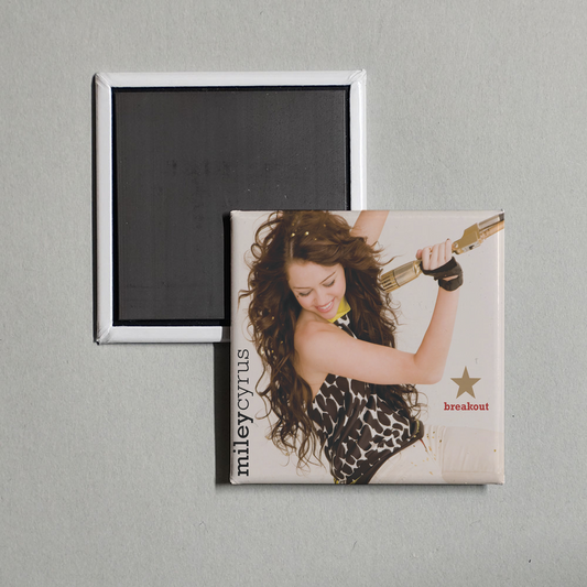 Miley Cyrus - Breakout Album Cover Fridge Magnet