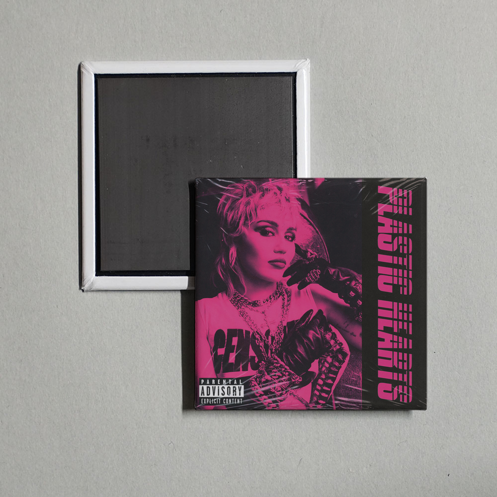 Miley Cyrus - Plastic Hearts Album Cover Fridge Magnet