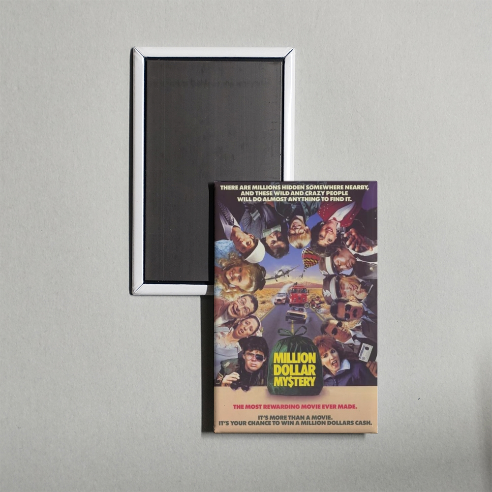 Million Dollar Mystery Mini Movie Fridge Magnet