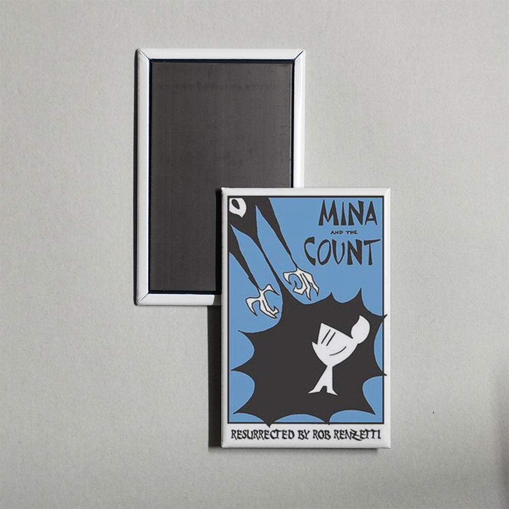 Mina and the Count TV Show Fridge Magnet