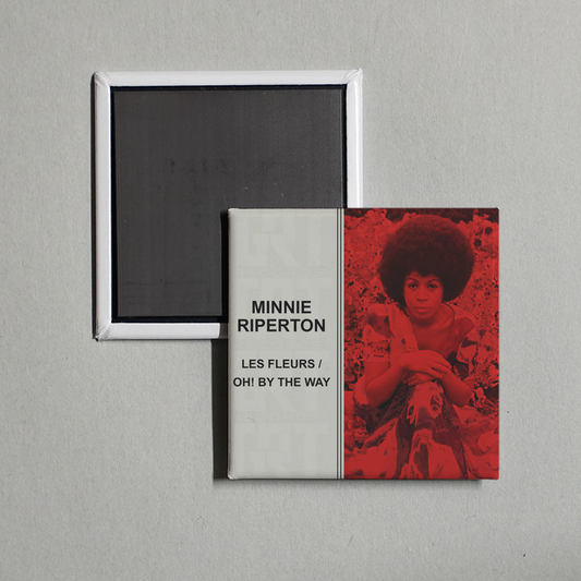 Minnie Riperton - Les Fleurs  Oh! By The Way Album Cover Fridge Magnet