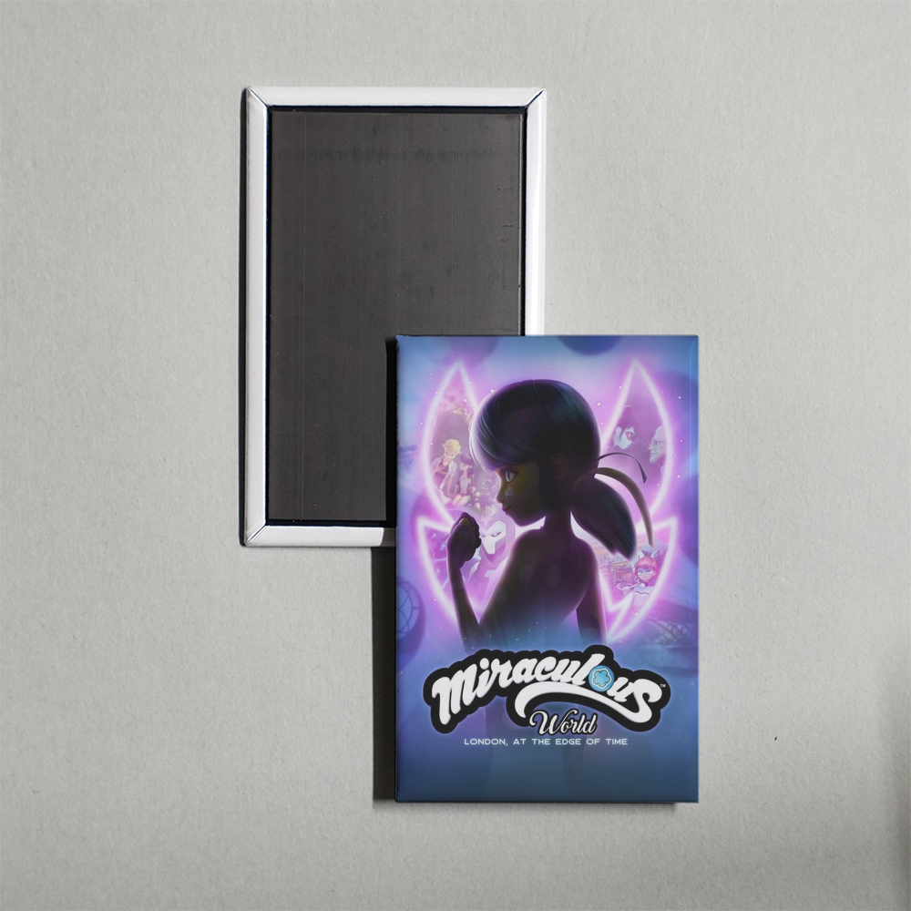 Miraculous World, London At the Edge of Time Mini Movie Fridge Magnet
