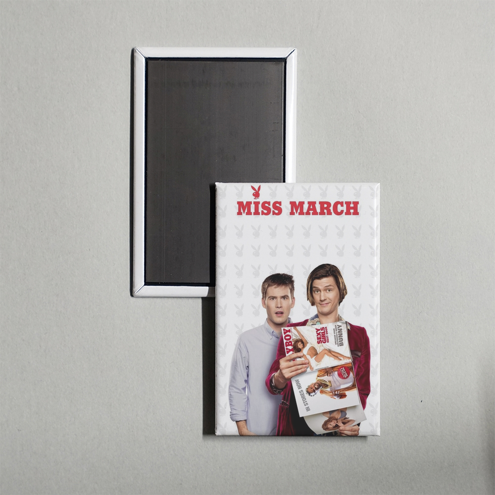 Miss March Mini Movie Fridge Magnet