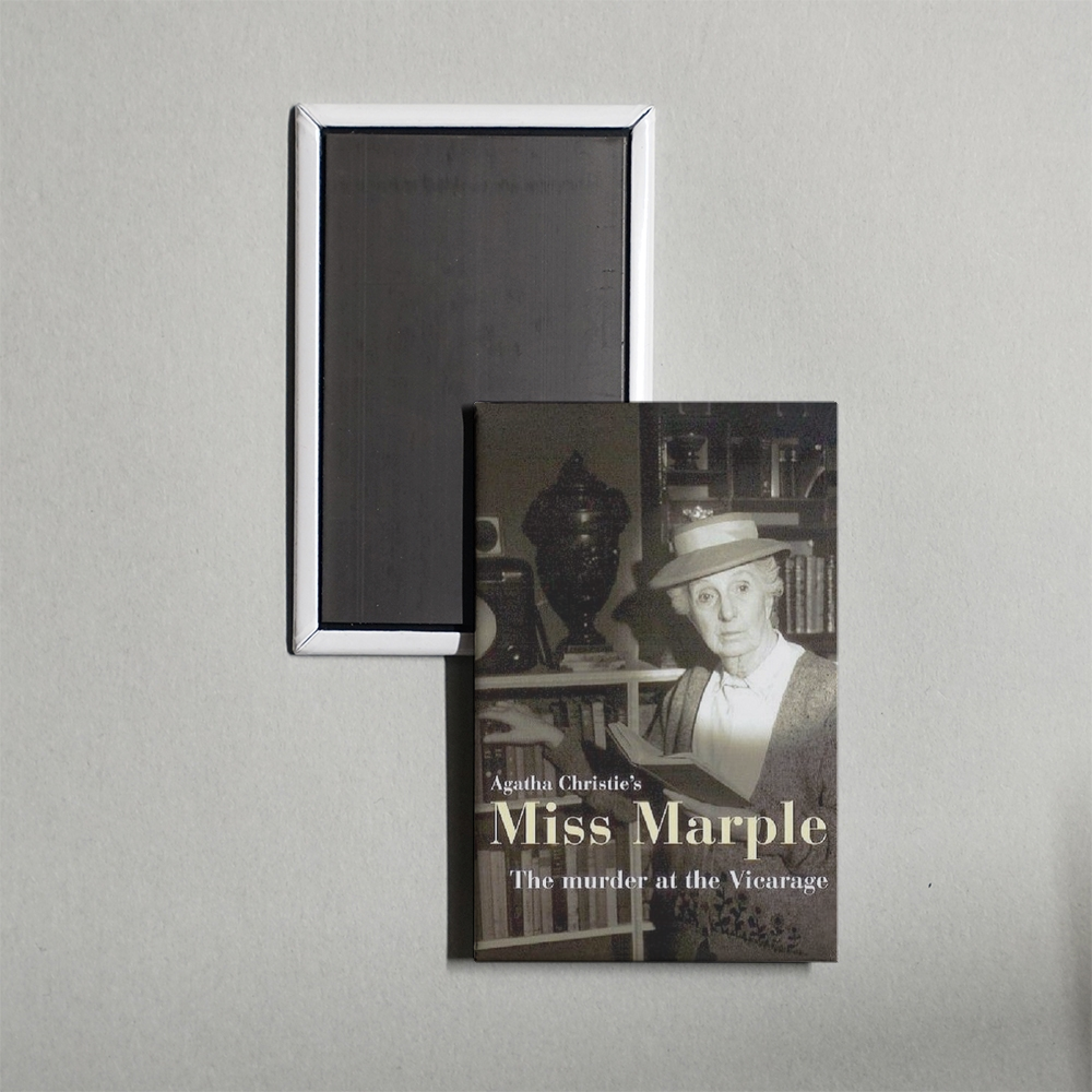 Miss Marple The Murder at the Vicarage Mini Movie Fridge Magnet