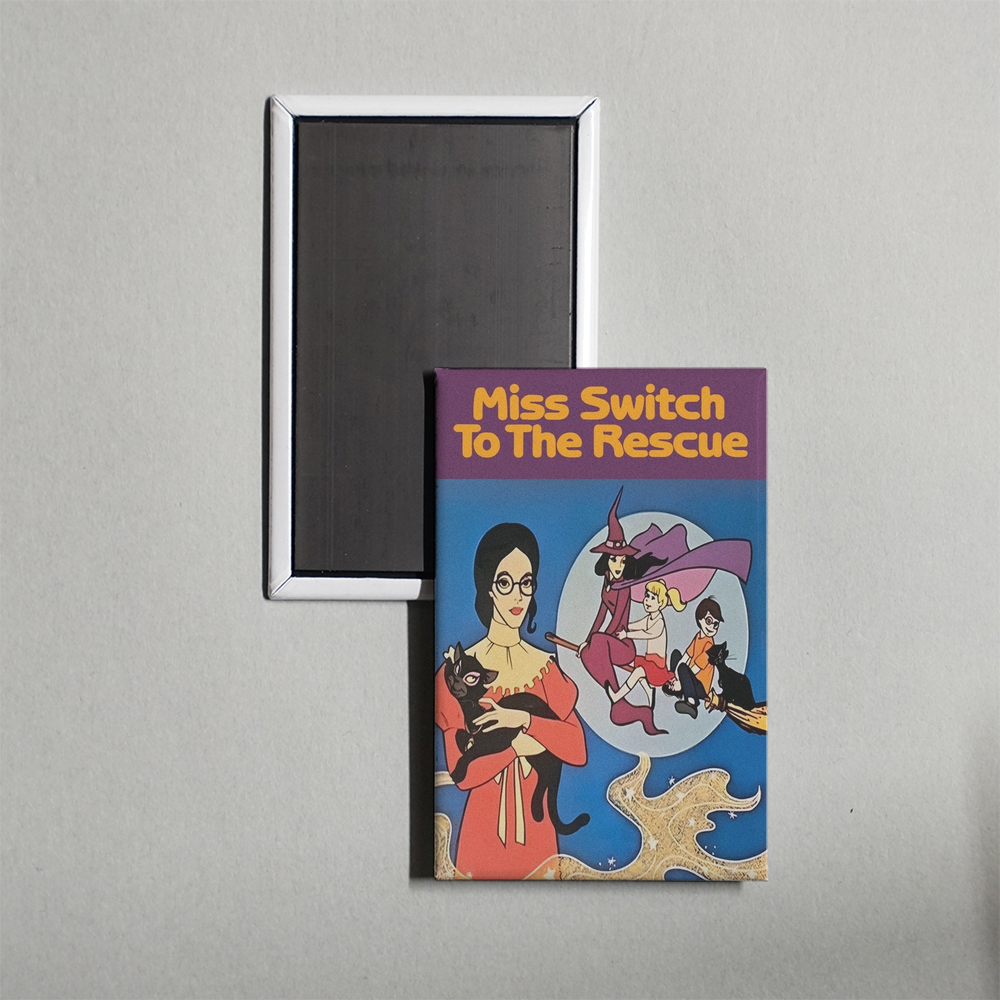Miss Switch to the Rescue Mini Movie Fridge Magnet