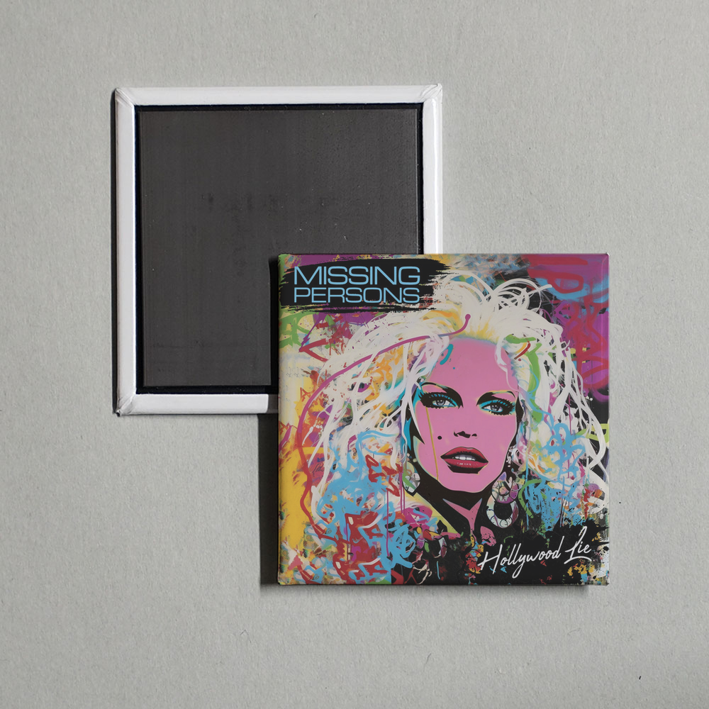 Missing Persons - Hollywood Lie Album Cover Fridge Magnet