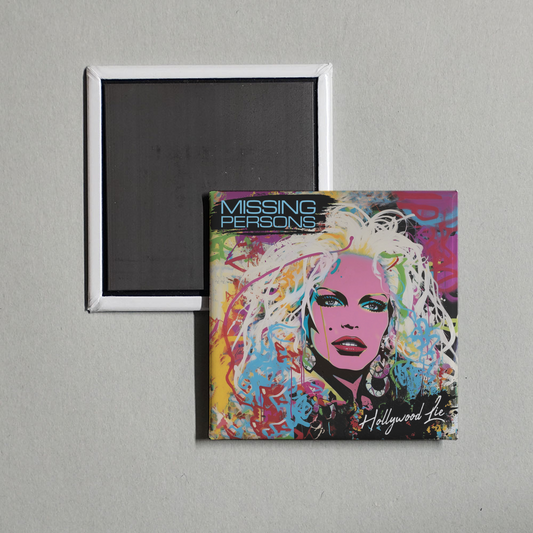 Missing Persons - Hollywood Lie Album Cover Fridge Magnet
