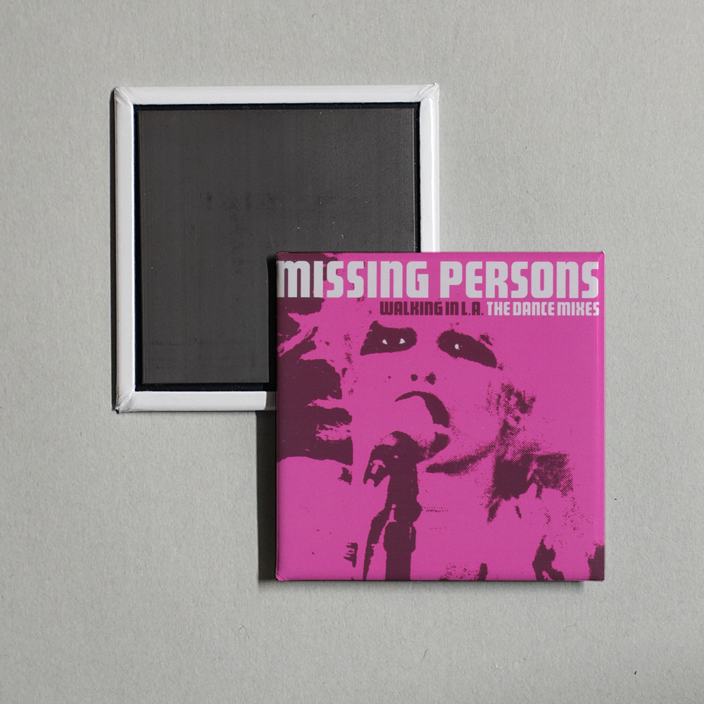 Missing Persons - Walking In L.A. - The Dance Mixes Album Cover Fridge Magnet