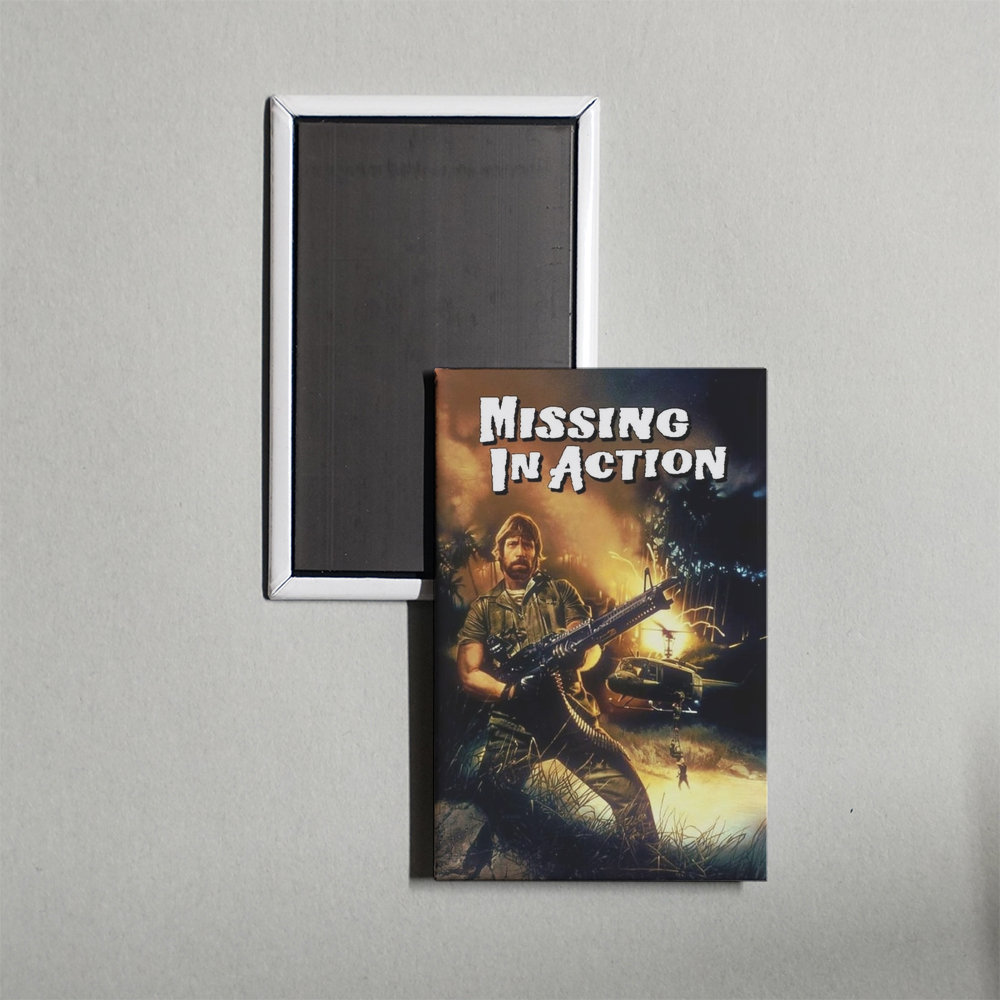 Missing in Action Mini Movie Fridge Magnet