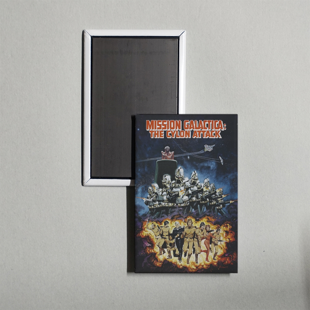 Mission Galactica The Cylon Attack Mini Movie Fridge Magnet