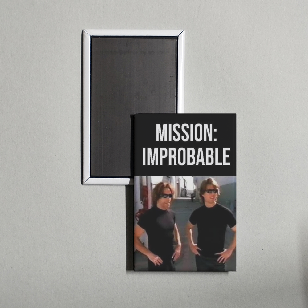 Mission Improbable Mini Movie Fridge Magnet