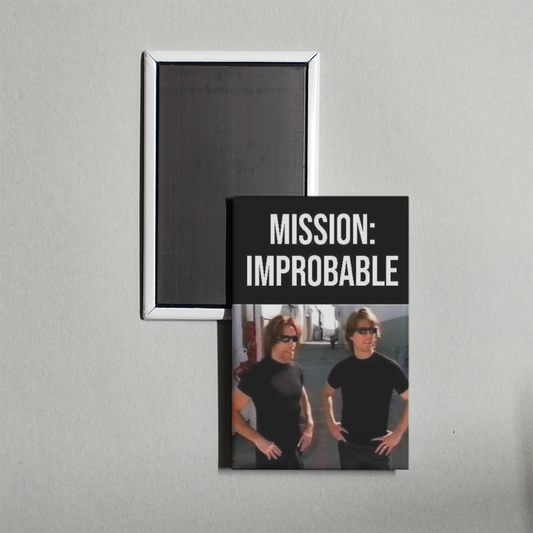 Mission Improbable Mini Movie Fridge Magnet