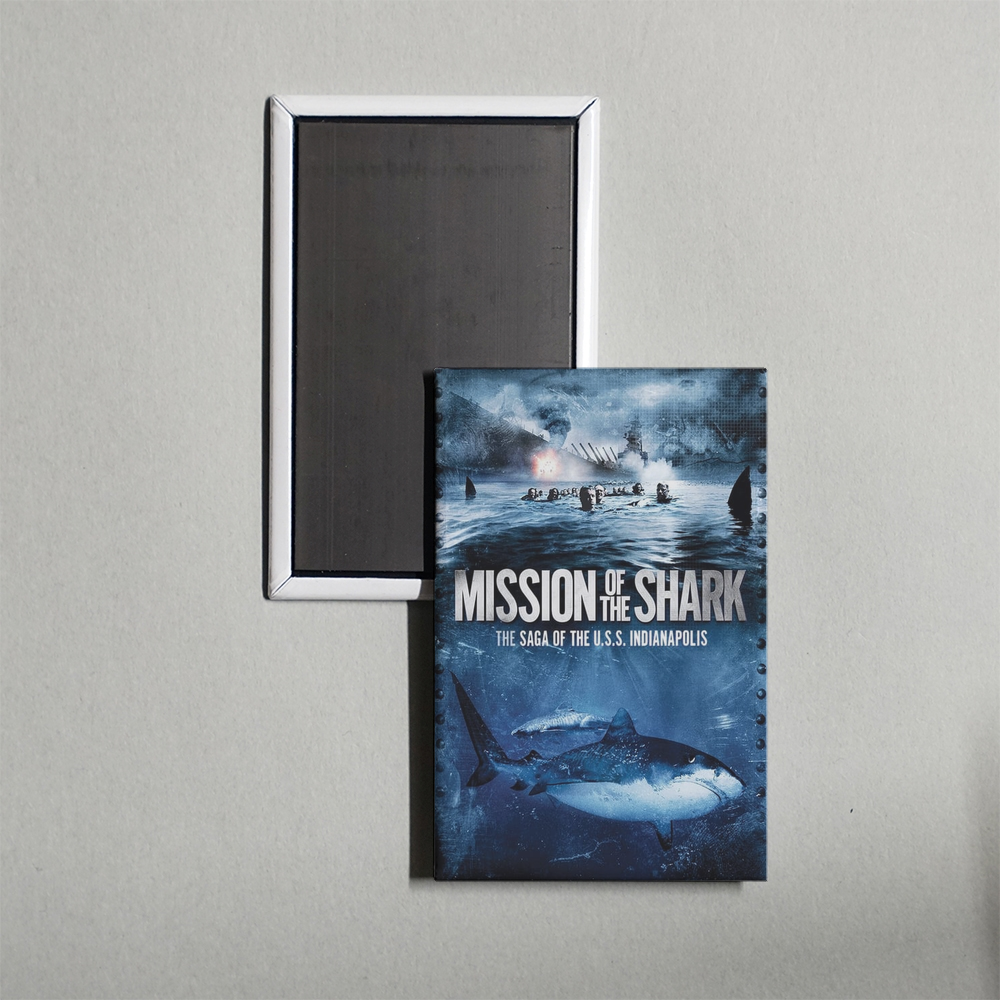 Mission of the Shark The Saga of the U.S.S. Indianapolis Mini Movie Fridge Magnet