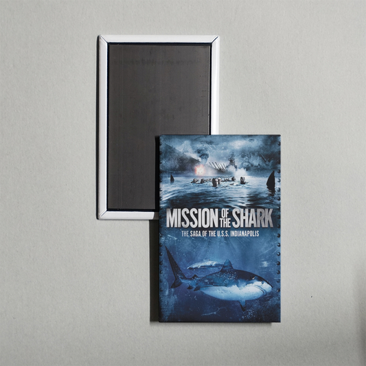 Mission of the Shark The Saga of the U.S.S. Indianapolis Mini Movie Fridge Magnet
