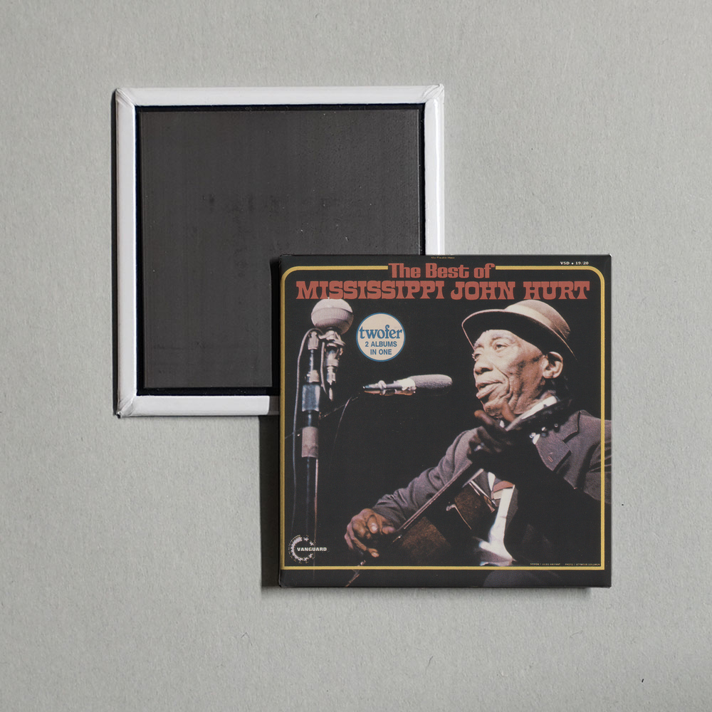 Mississippi John Hurt - The Best Of Album Cover Fridge Magnet