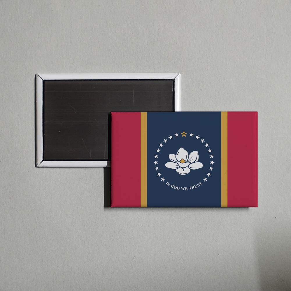 Mississippi State Flag Fridge Magnet Fridge Magnet