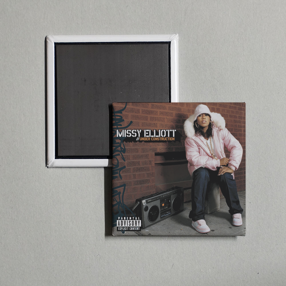 Missy Elliott - Under Construction Album Cover Fridge Magnet