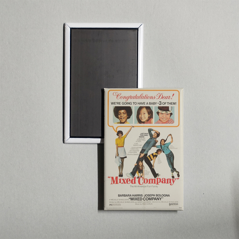 Mixed Company Mini Movie Fridge Magnet