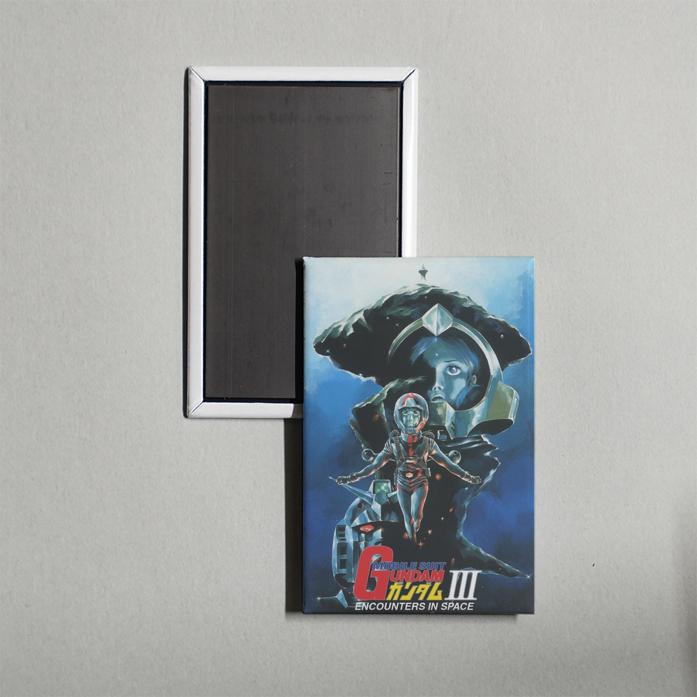 Mobile Suit Gundam III Encounters in Space Mini Movie Fridge Magnet