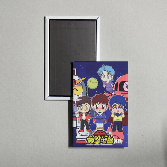 Mobile Suit SD Gundam Mk I Mini Movie Fridge Magnet