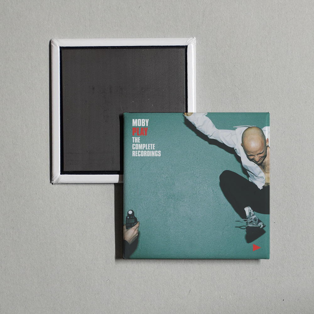 Moby - Play The Complete Recordings Album Cover Fridge Magnet