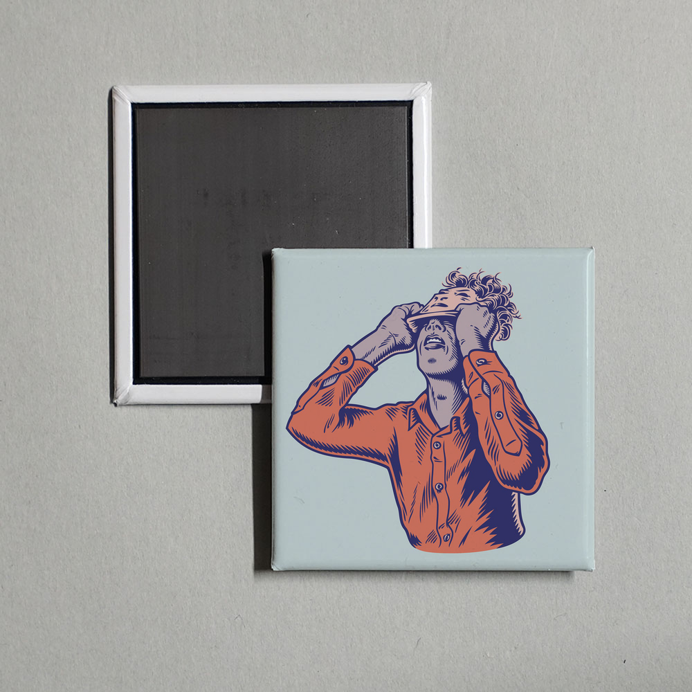 Moderat - II Album Cover Fridge Magnet