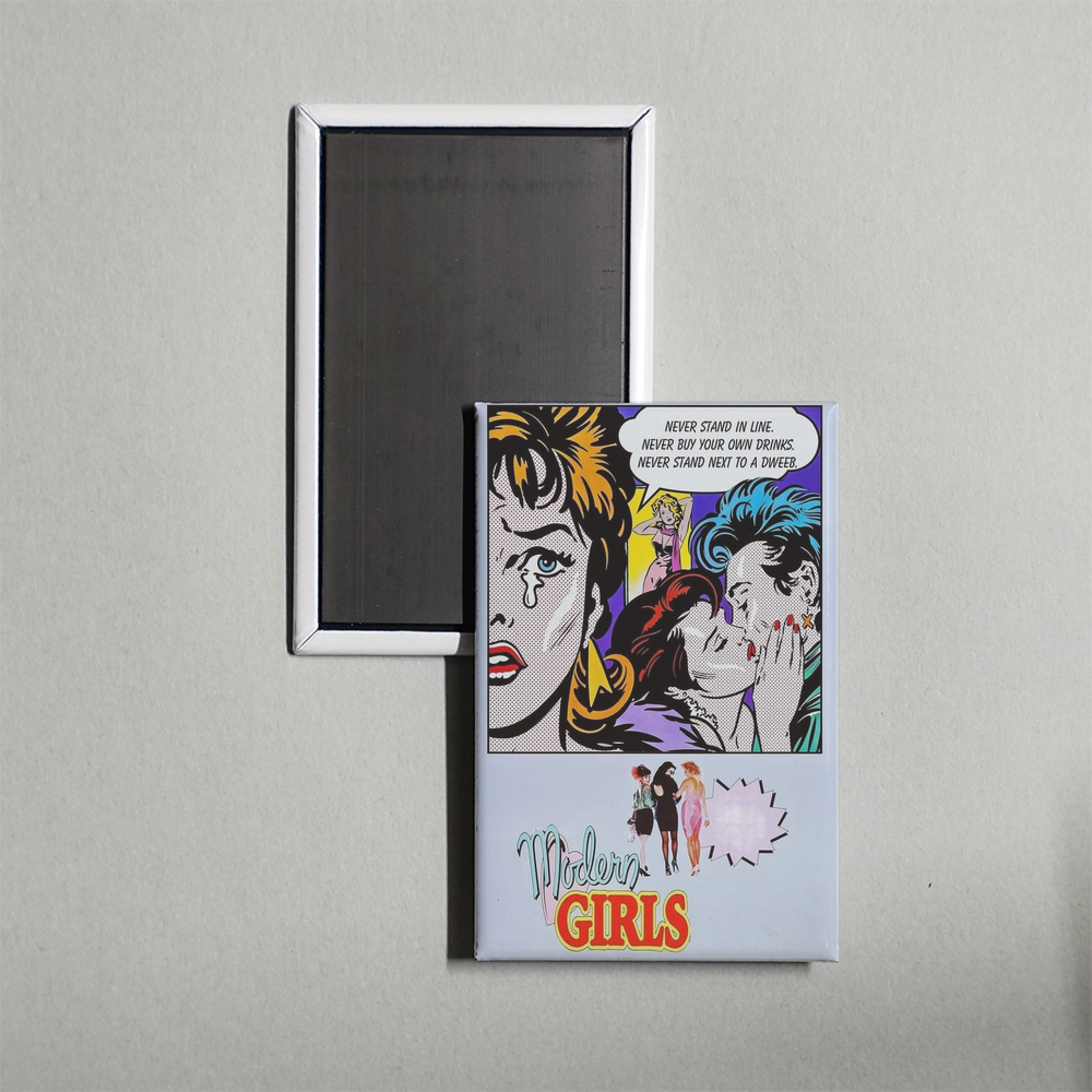 Modern Girls Mini Movie Fridge Magnet